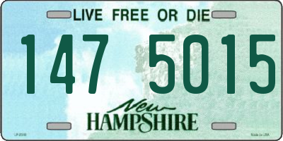 NH license plate 1475015