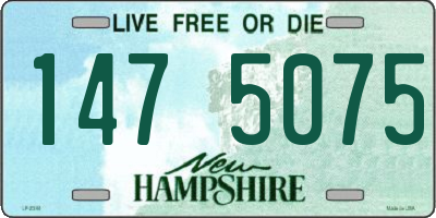 NH license plate 1475075