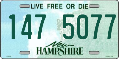NH license plate 1475077