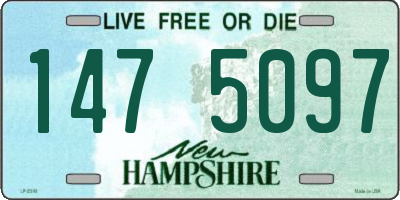 NH license plate 1475097