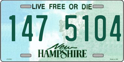 NH license plate 1475104