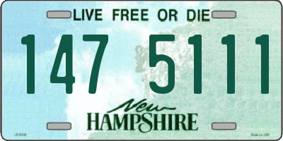 NH license plate 1475111
