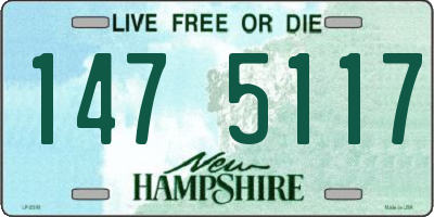 NH license plate 1475117