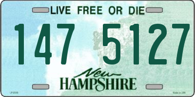 NH license plate 1475127