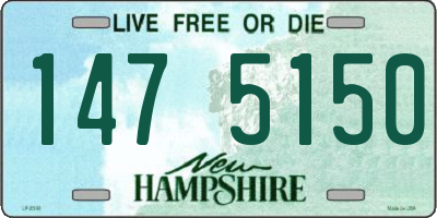 NH license plate 1475150