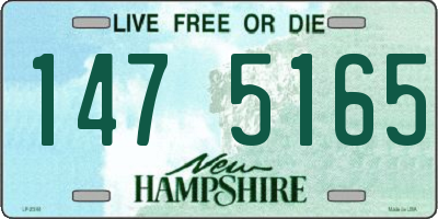 NH license plate 1475165