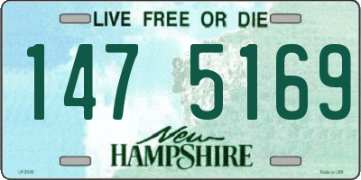NH license plate 1475169