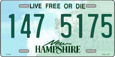 NH license plate 1475175