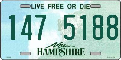 NH license plate 1475188