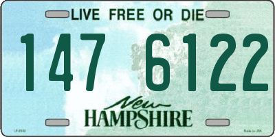 NH license plate 1476122