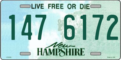 NH license plate 1476172