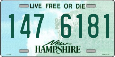 NH license plate 1476181