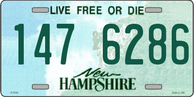 NH license plate 1476286