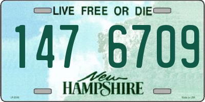 NH license plate 1476709