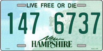 NH license plate 1476737
