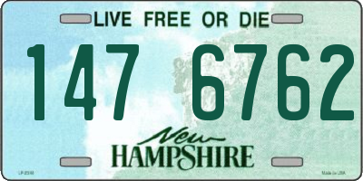 NH license plate 1476762
