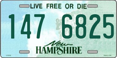 NH license plate 1476825
