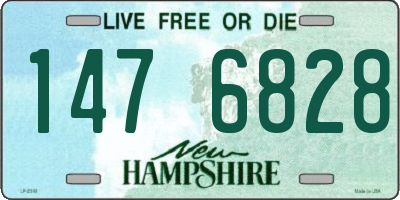 NH license plate 1476828