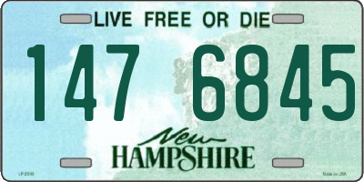NH license plate 1476845