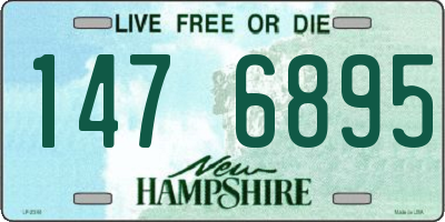 NH license plate 1476895