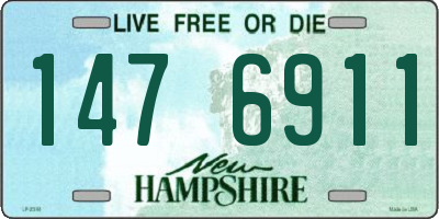 NH license plate 1476911