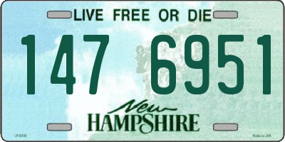 NH license plate 1476951