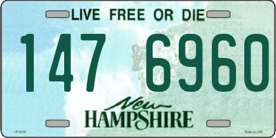NH license plate 1476960
