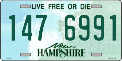NH license plate 1476991