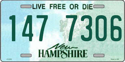 NH license plate 1477306