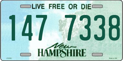 NH license plate 1477338