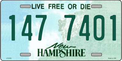NH license plate 1477401