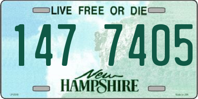 NH license plate 1477405