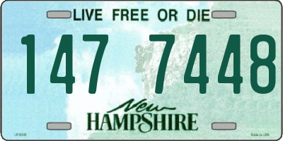 NH license plate 1477448