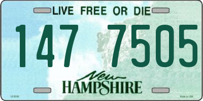 NH license plate 1477505