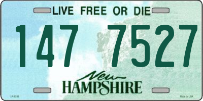 NH license plate 1477527