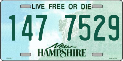 NH license plate 1477529