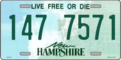 NH license plate 1477571