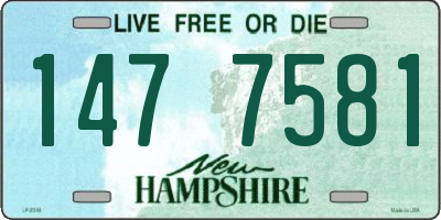 NH license plate 1477581