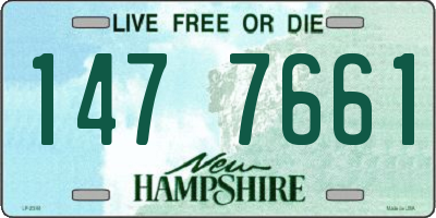 NH license plate 1477661