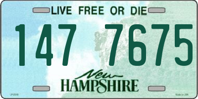 NH license plate 1477675