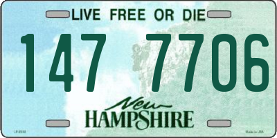NH license plate 1477706