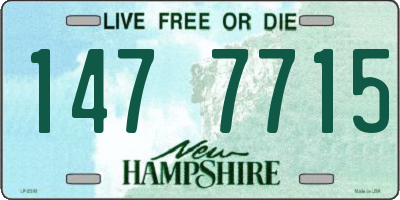 NH license plate 1477715