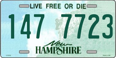 NH license plate 1477723
