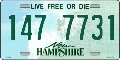 NH license plate 1477731