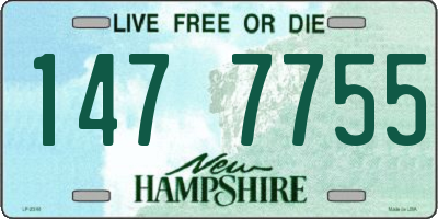 NH license plate 1477755