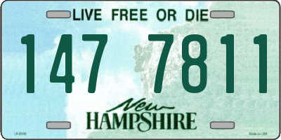 NH license plate 1477811