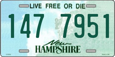NH license plate 1477951