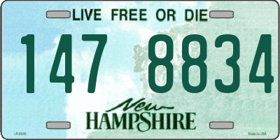 NH license plate 1478834