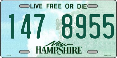 NH license plate 1478955