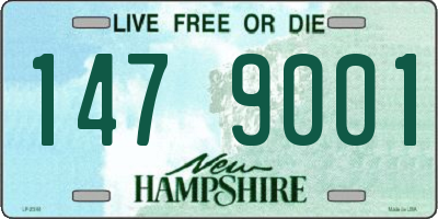 NH license plate 1479001
